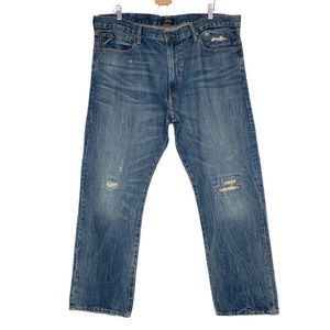 Polo Ralph Lauren Classic Fit Patchwork Jeans Sz 40x32